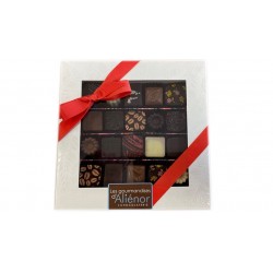 Coffret transparent 20 chocolats