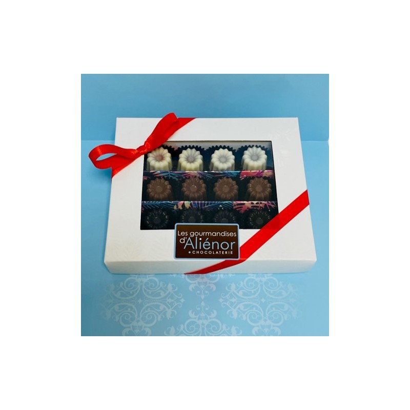 Coffret transparent 12 Canelés d'Aliénor